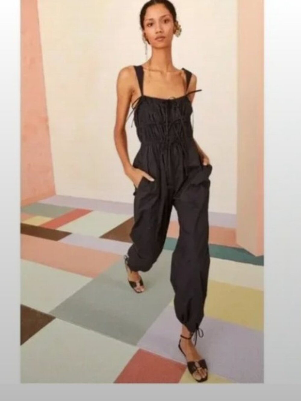 Ulla Johnson Tatum Black Jumpsuit